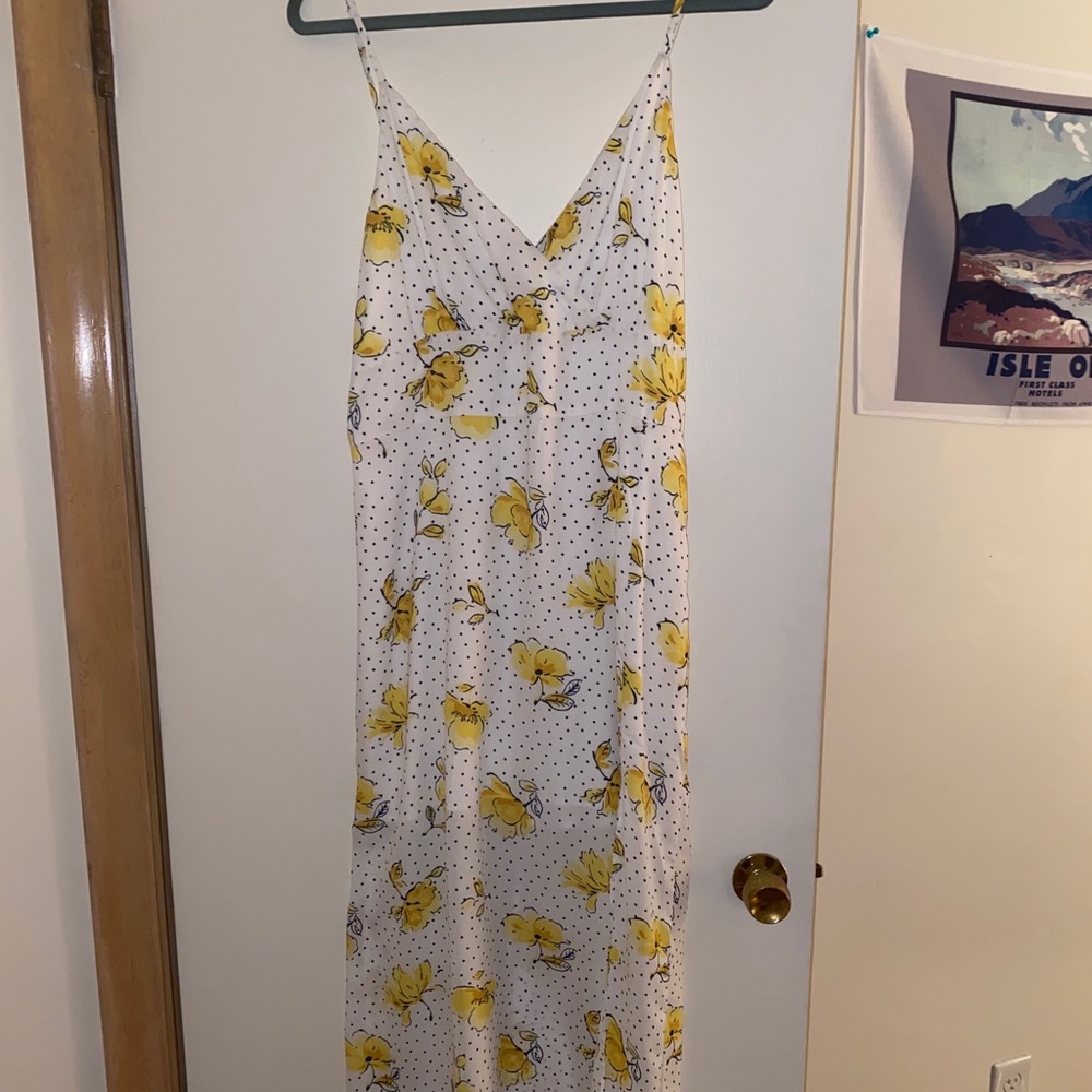 Abercrombie & Fitch Maxi Sundress White Floral